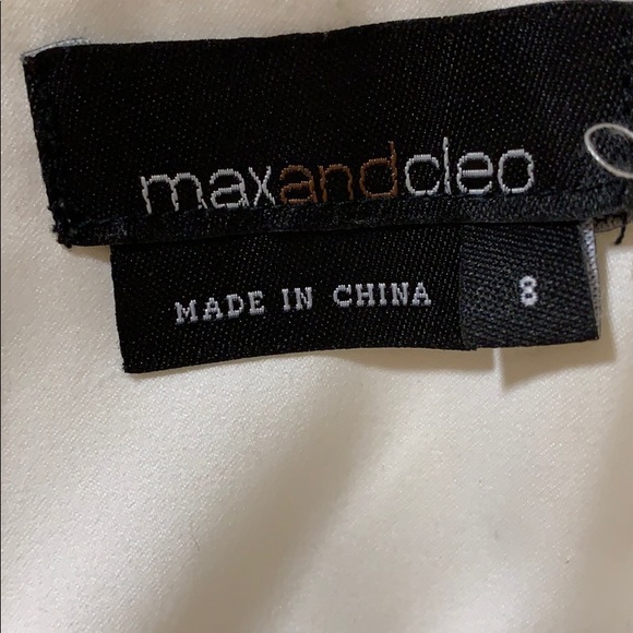 Max and Cleo white strapless dress, 8 - Picture 4 of 5